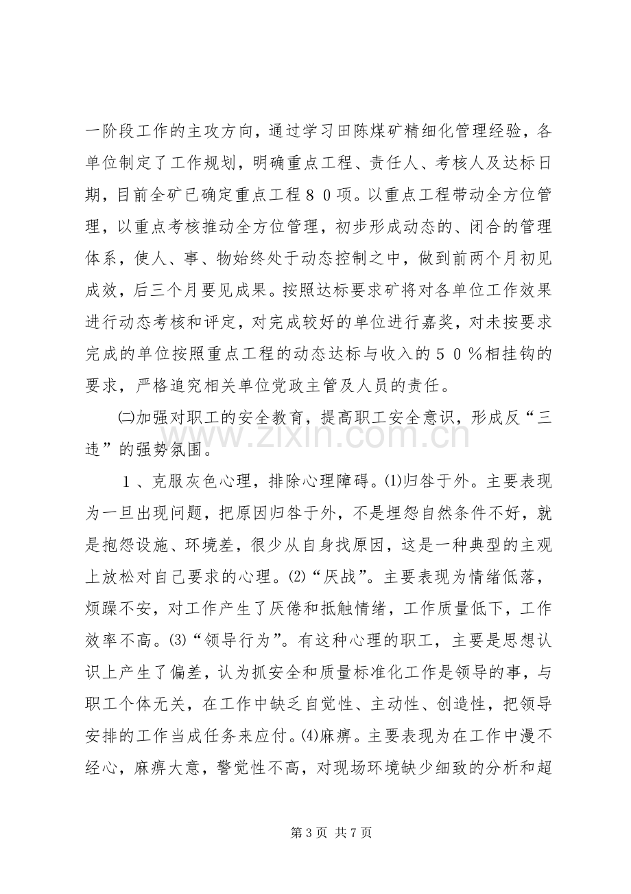 在煤矿“三违”治理座谈会上的发言稿(9).docx_第3页