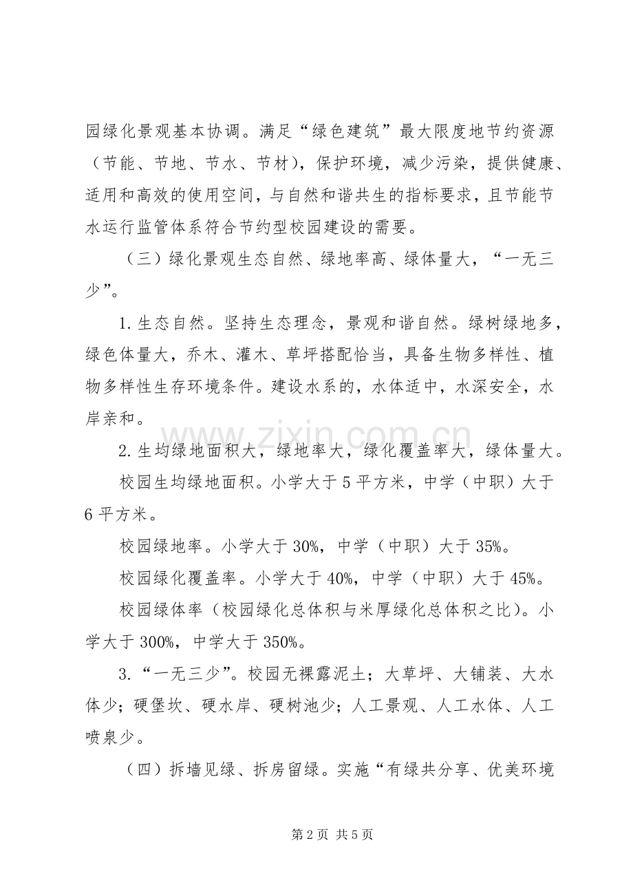 绿色校园建设方案 .docx_第2页