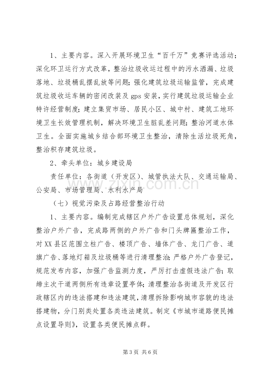 市政办环境整治工作实施方案.docx_第3页