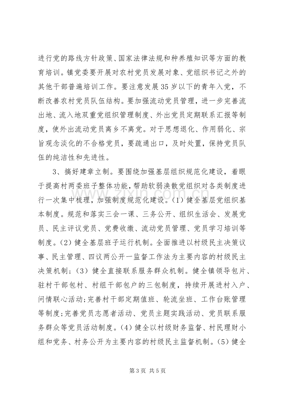 农村软弱涣散党组织专项整顿工作方案.docx_第3页