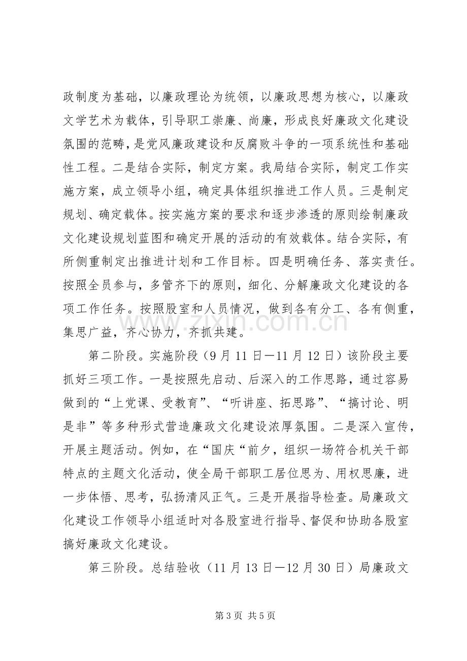 统计局廉政文化建设工作实施方案(县).docx_第3页