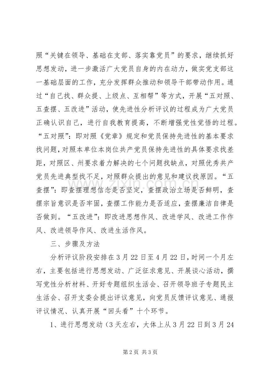 党支部保先活动分析评议阶段方案.docx_第2页