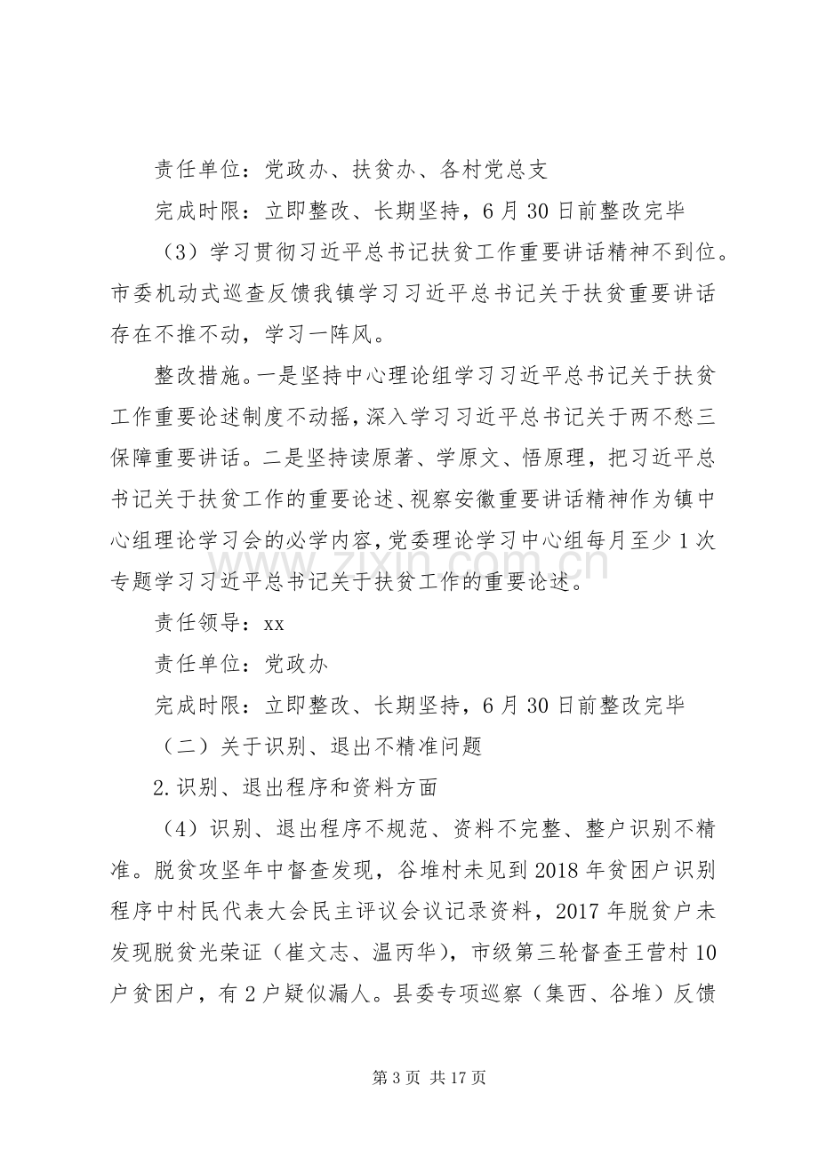 XX年脱贫攻坚整改工作实施方案.docx_第3页