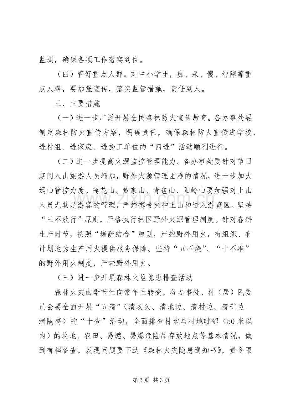 乡XX年森林防火工作应急预案.docx_第2页