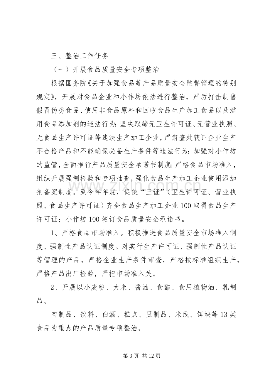 全县进出口产品质量安全专项整治行动实施方案 .docx_第3页