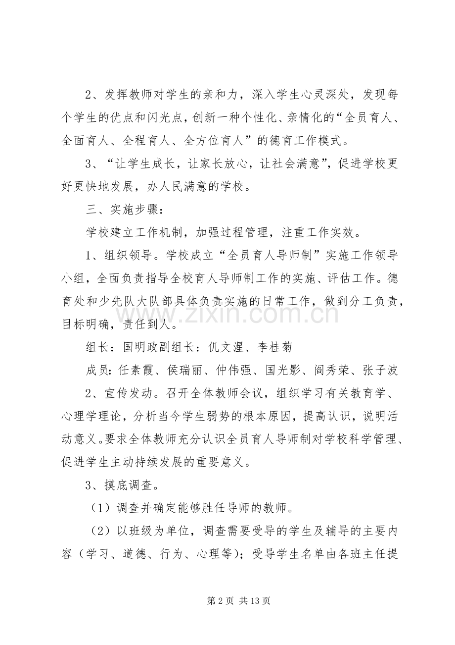 全员育人导师制制度、考核方案、方案.docx_第2页