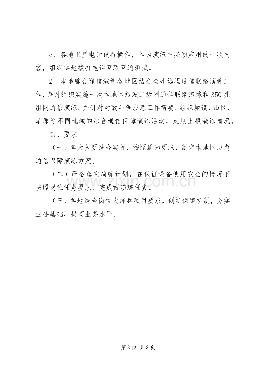 国家通信保障应急处理预案 .docx_第3页