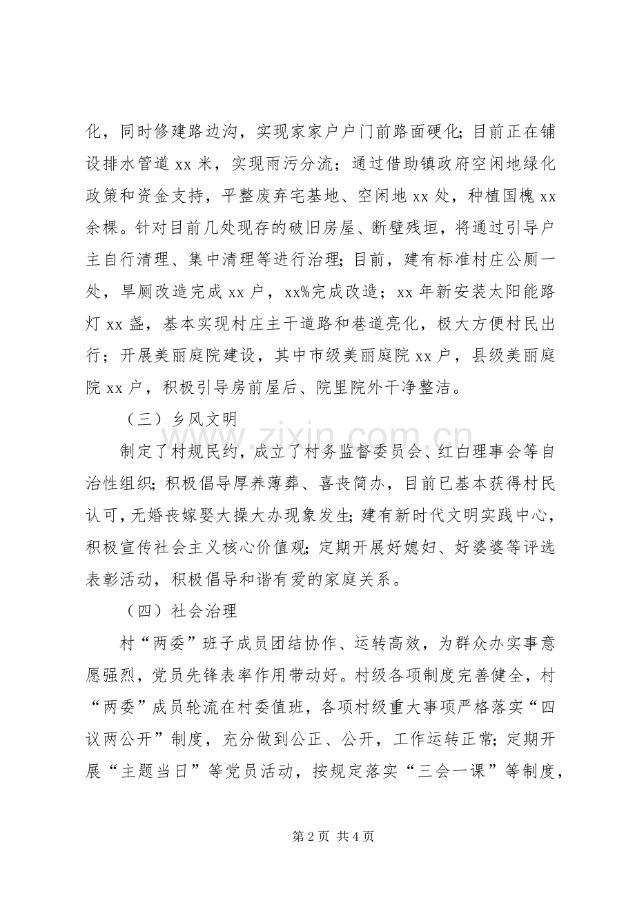 XX镇XX村省级美丽乡村创建方案.docx_第2页