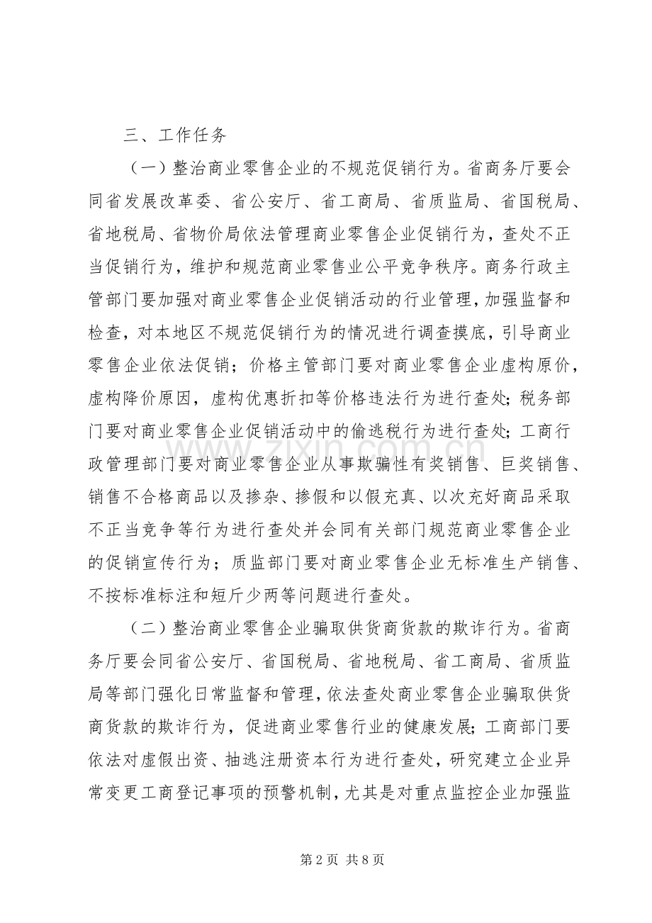 商贸领域商业欺诈专项行动实施方案.docx_第2页