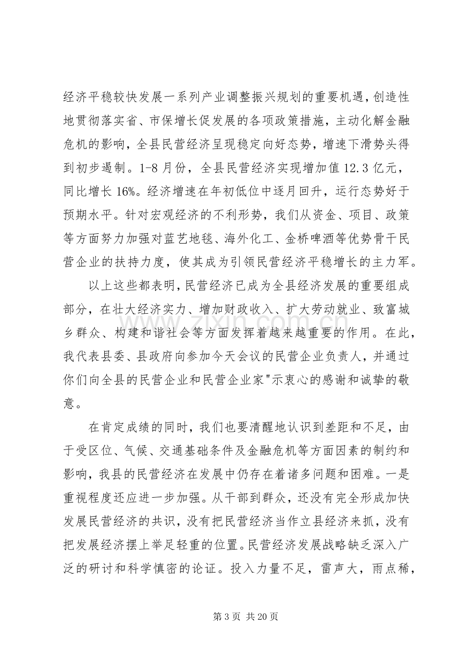 县长在民营经济动员会发言.docx_第3页