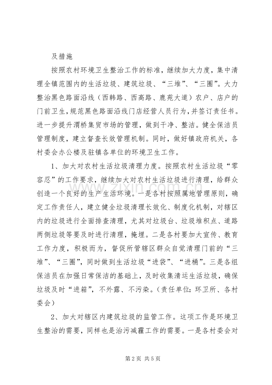 乡镇年度农村环境卫生整治实施方案.docx_第2页