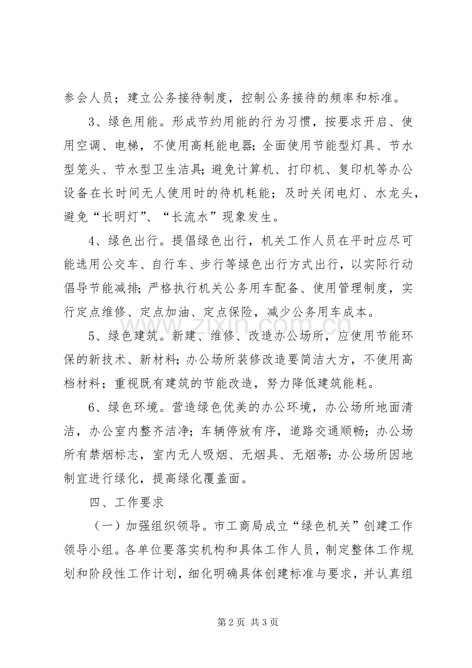 工商局绿色机关创建实施方案.docx_第2页