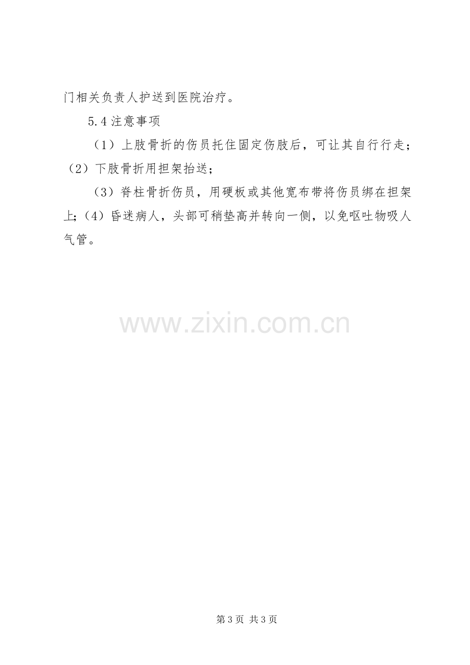 高处坠落事故现场处置实施方案.docx_第3页