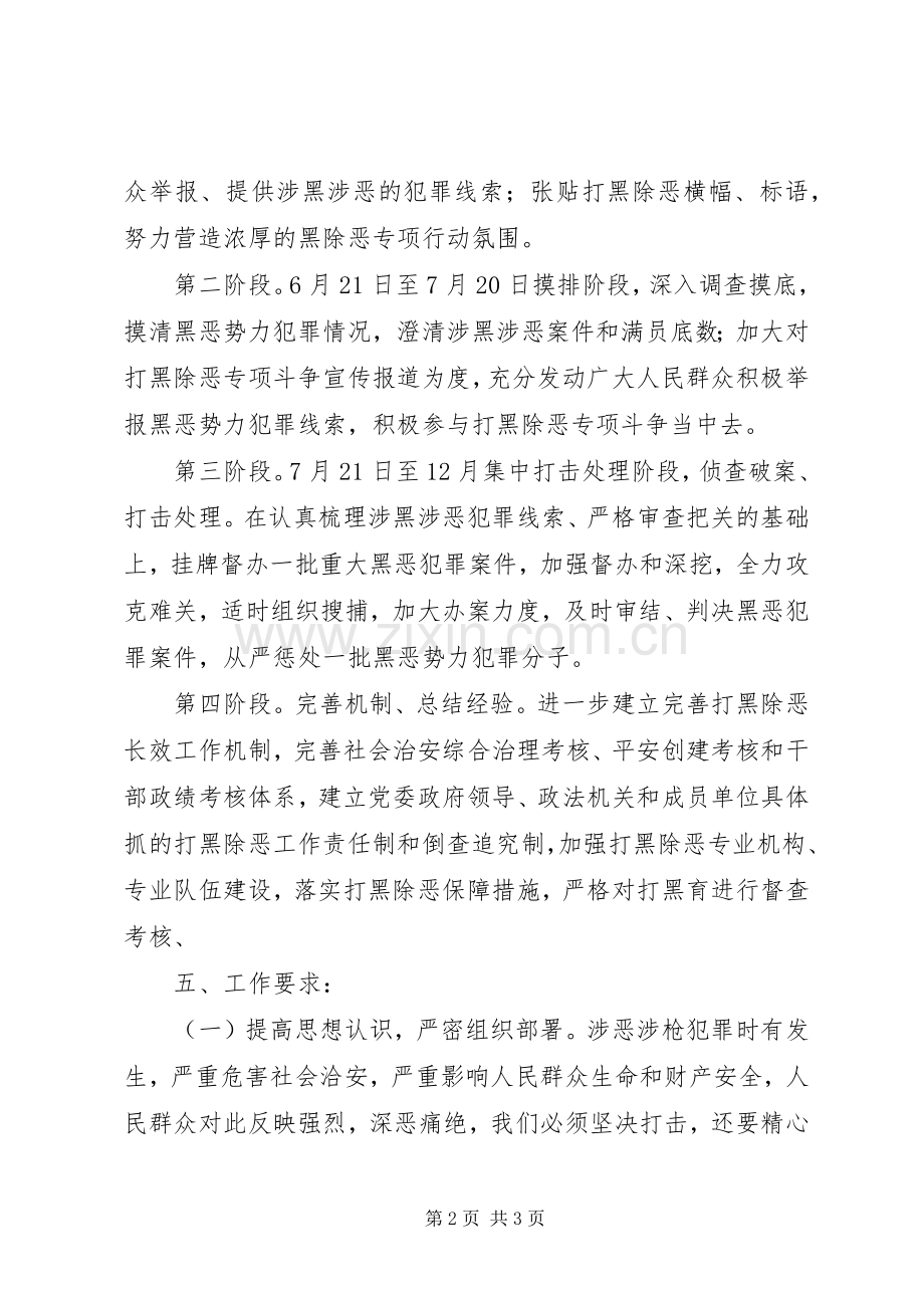 打黑除恶专项斗争工作实施方案.docx_第2页