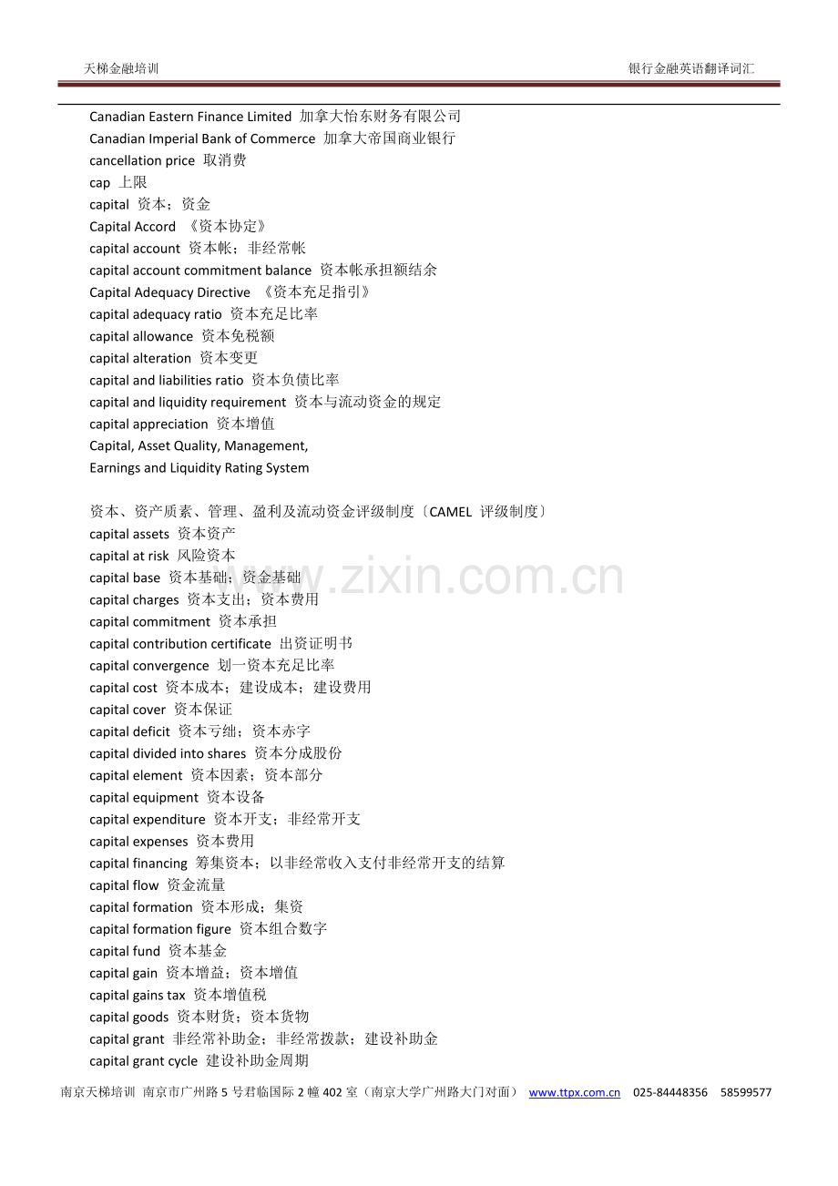 银行金融英语翻译词汇.doc_第3页