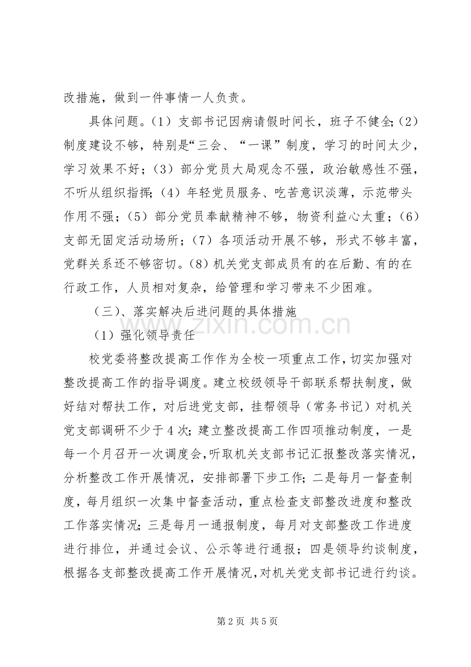 后进党支部整改实施方案.docx_第2页