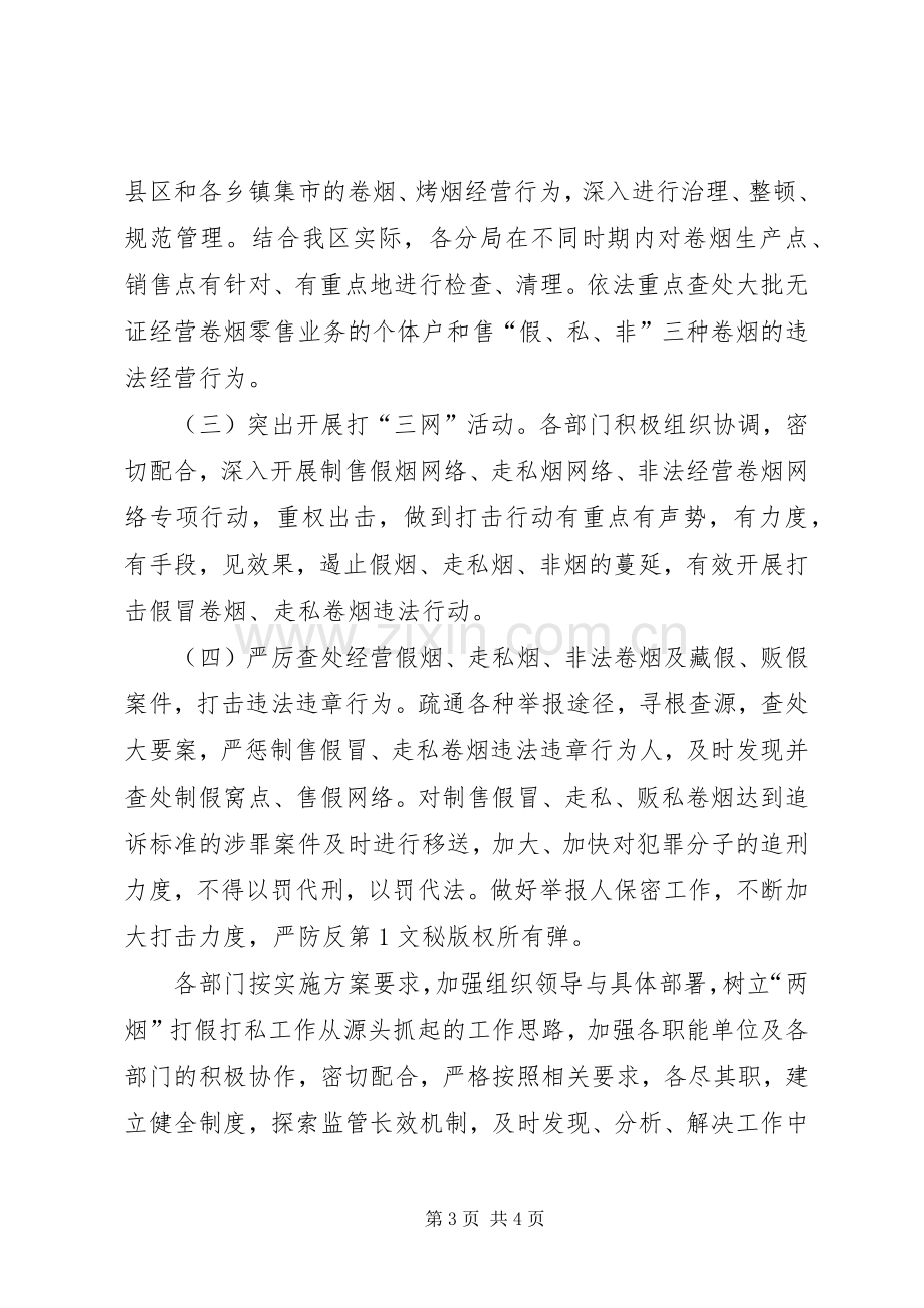 工商局卷烟打假打私工作方案 .docx_第3页