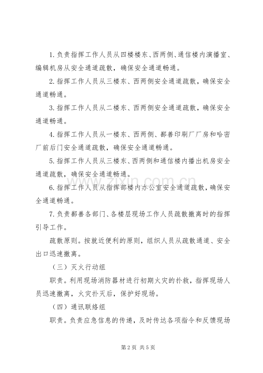 办公楼灭火和应急疏散预案.docx_第2页