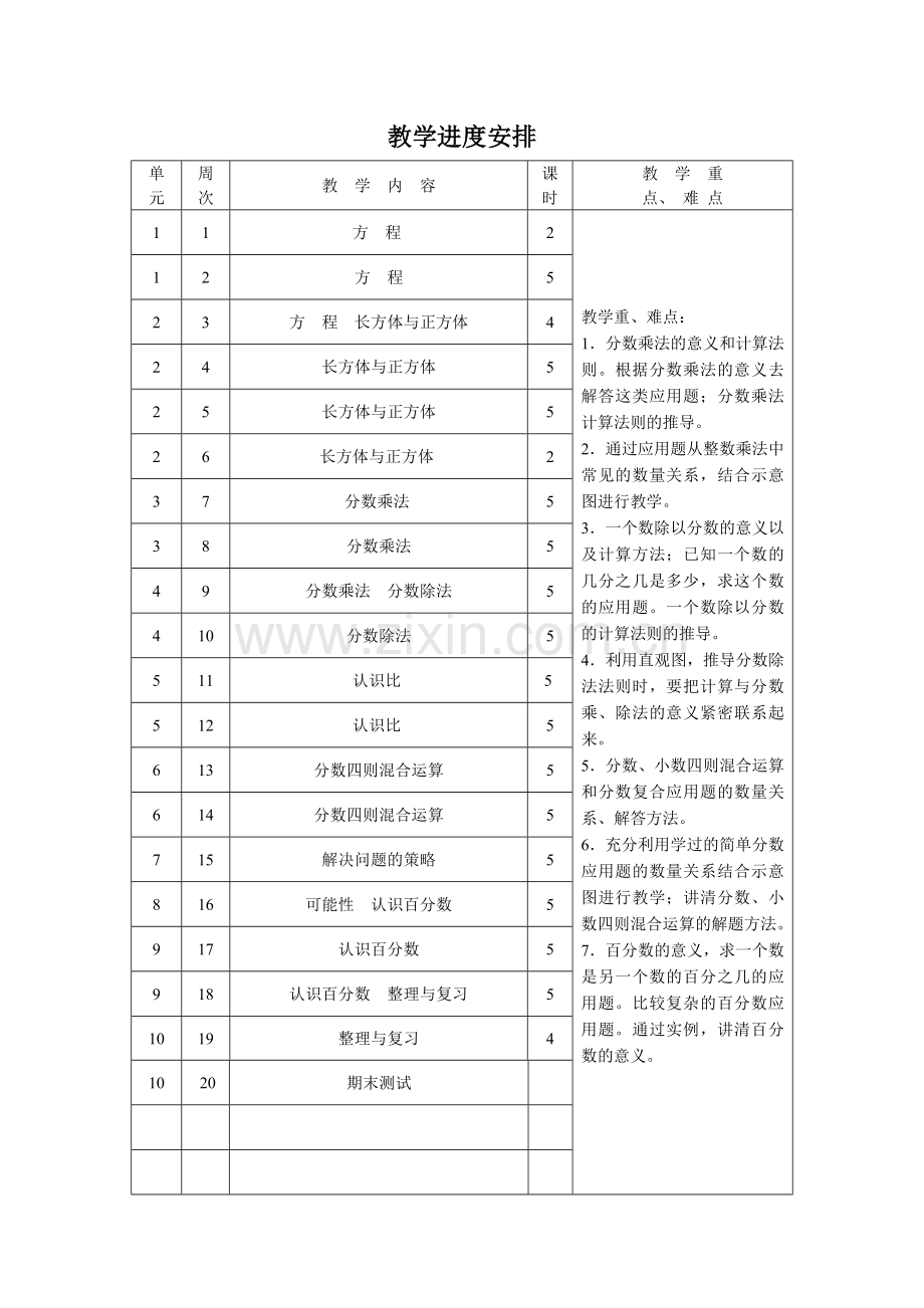 六上数学计划-(2).doc_第2页