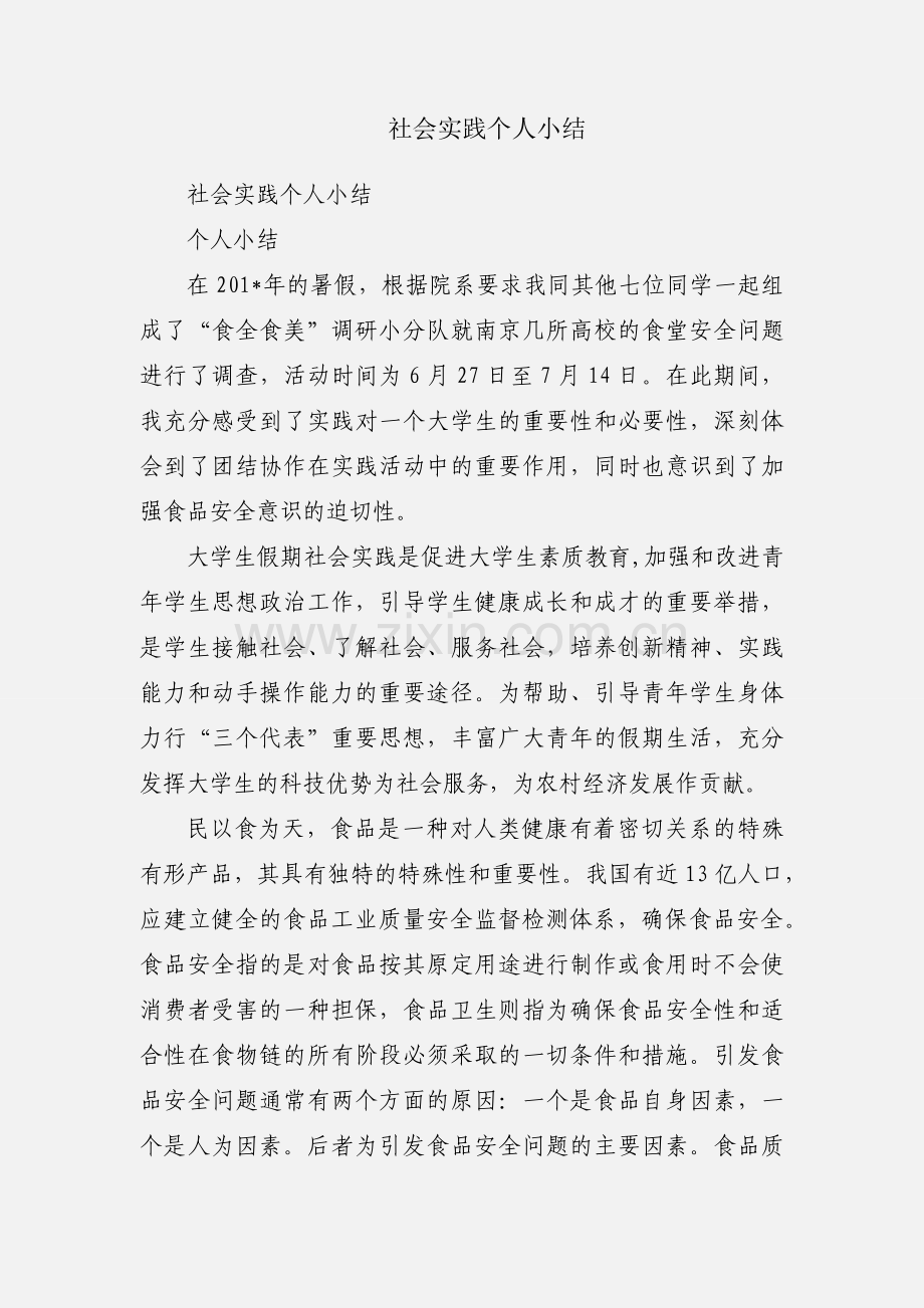 社会实践个人小结.docx_第1页