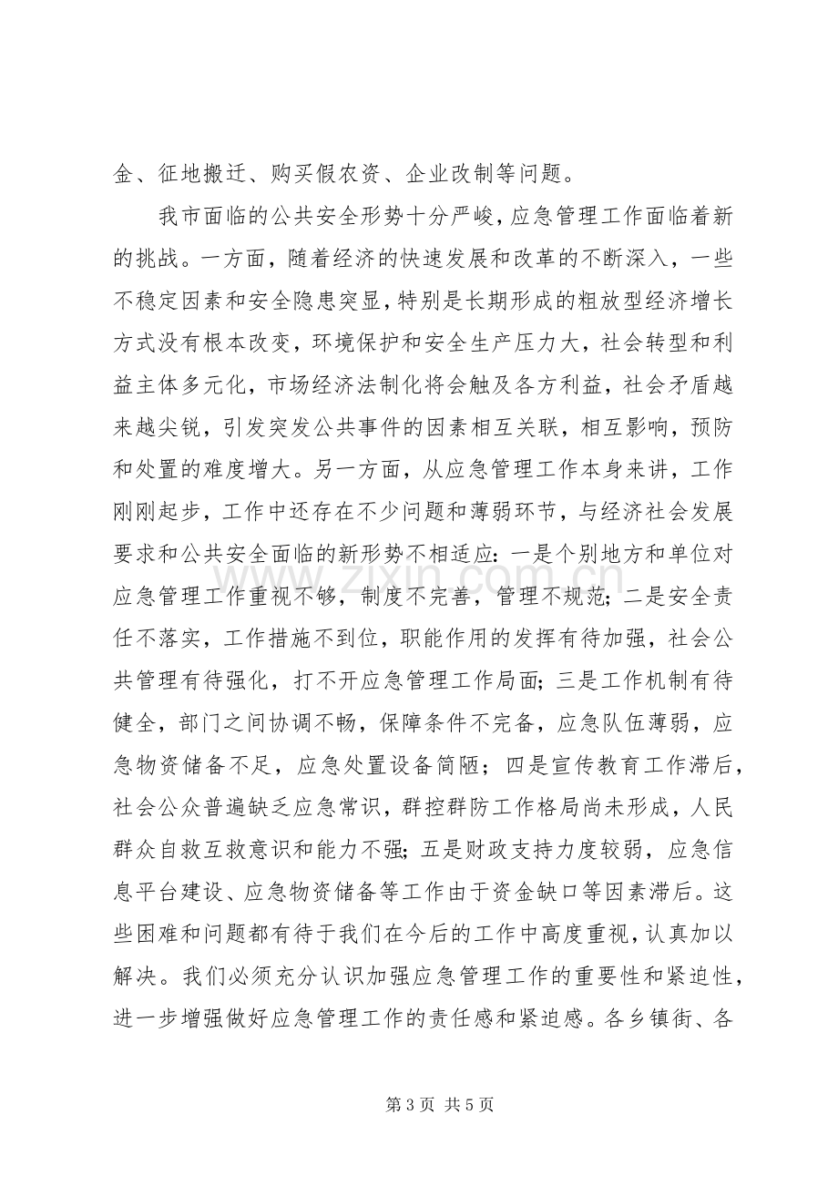 市应急管理工作会议上的讲话.docx_第3页