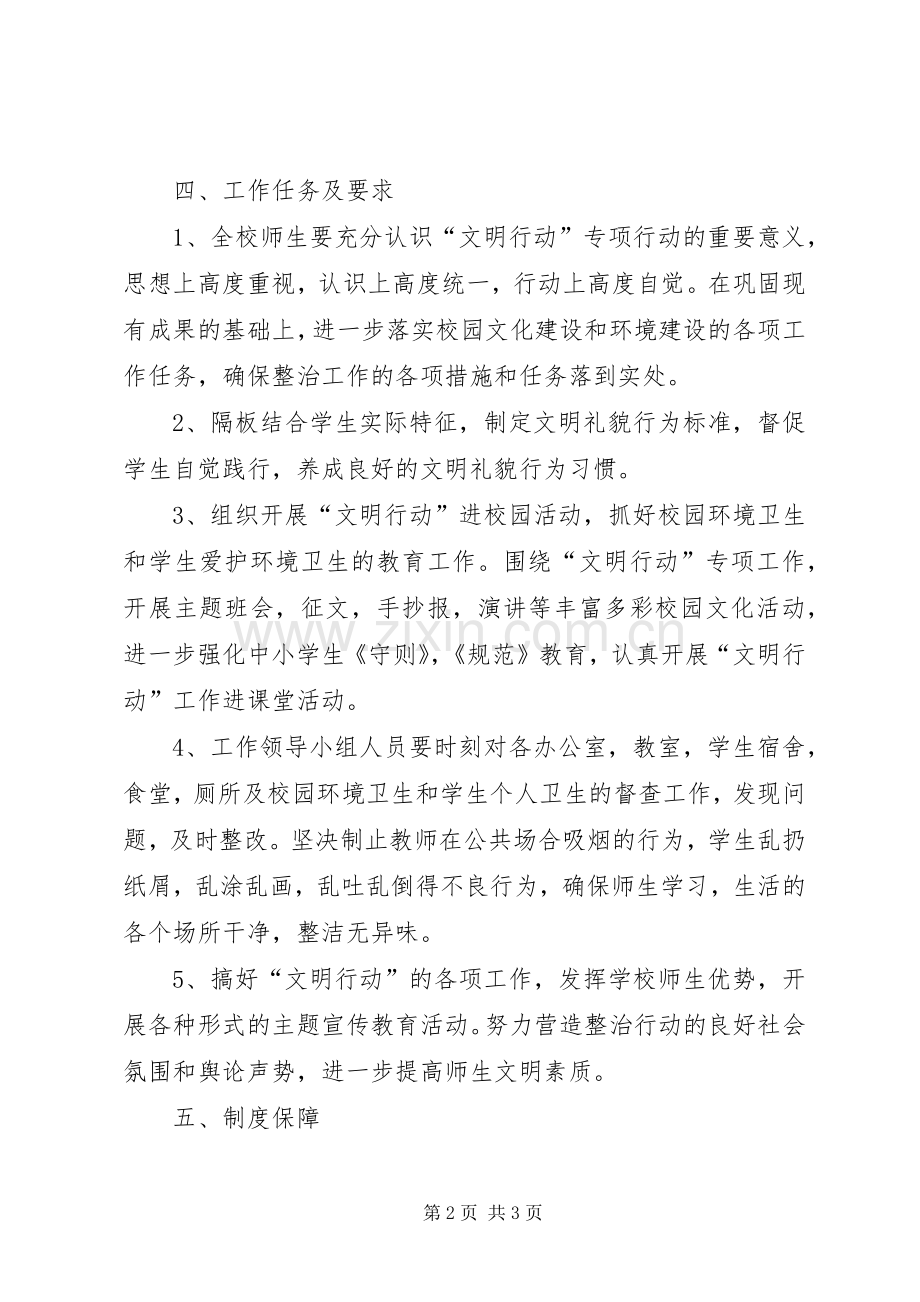 罗汉中学多彩贵州文明行动工作实施方案.docx_第2页