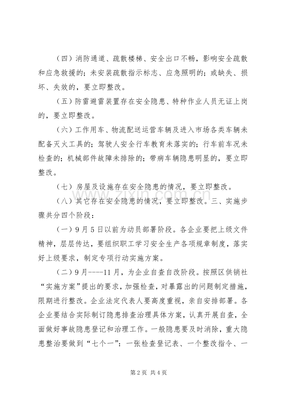 供销社治大隐患防大事故安全隐患排查治理专项行动方案.docx_第2页