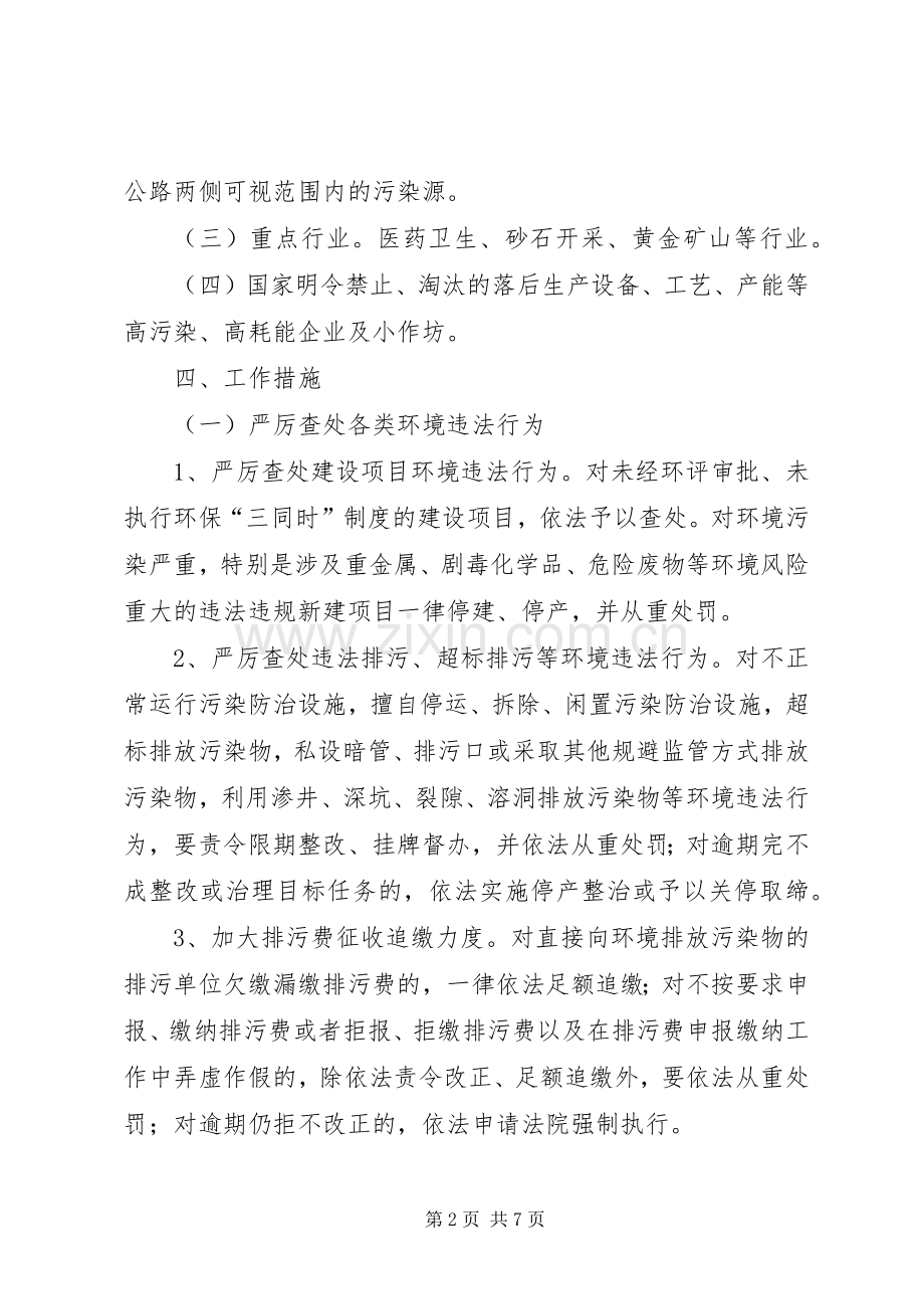 环保执法专项行动工作实施方案.docx_第2页