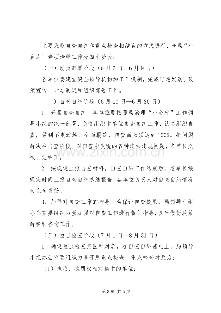 市容局小金库治理实施方案.docx_第3页