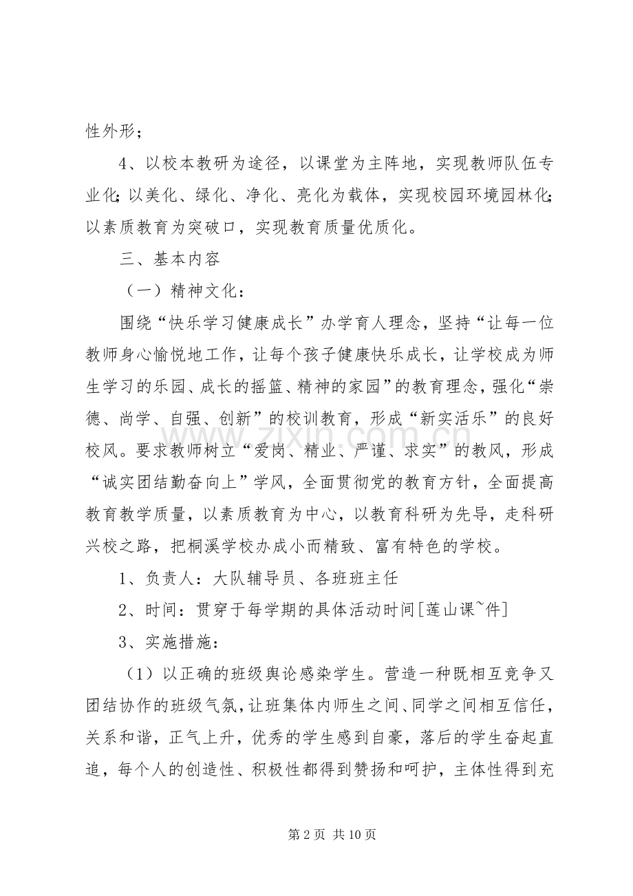 学校园文化建设方案.docx_第2页