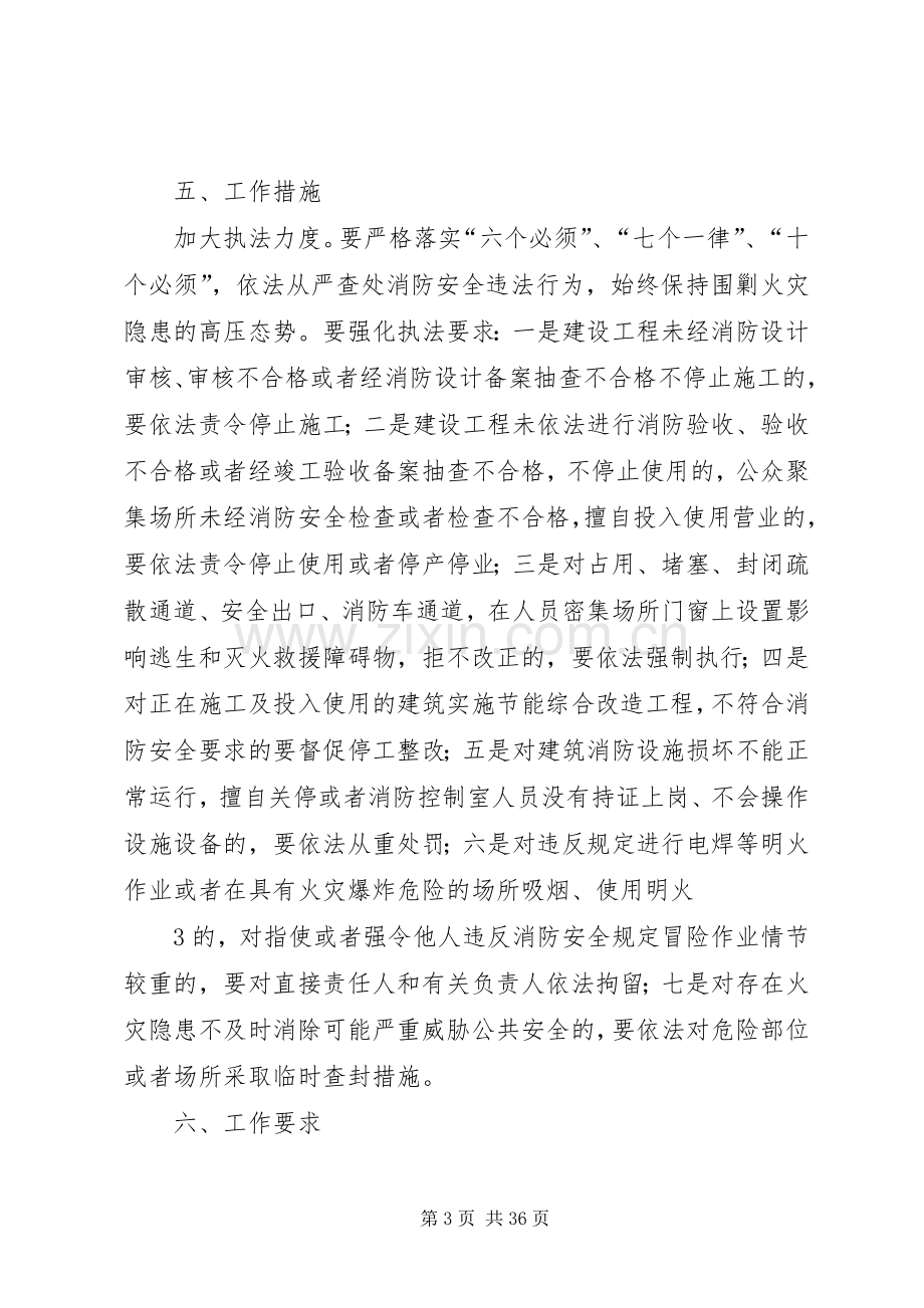 人员密集场所消防安全专项整治方案.docx_第3页