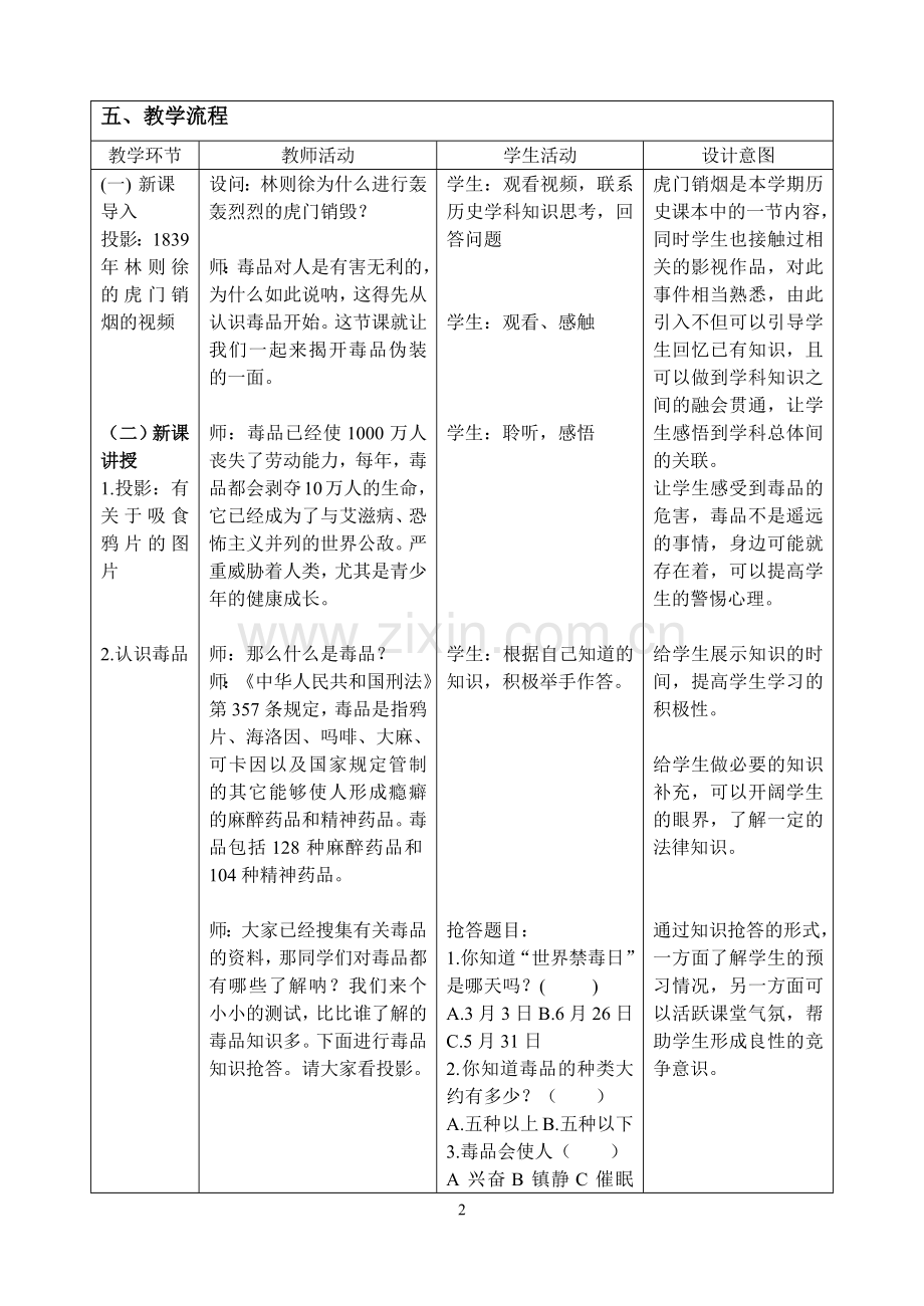 《珍爱生命拒绝毒品》教学案例.docx_第2页