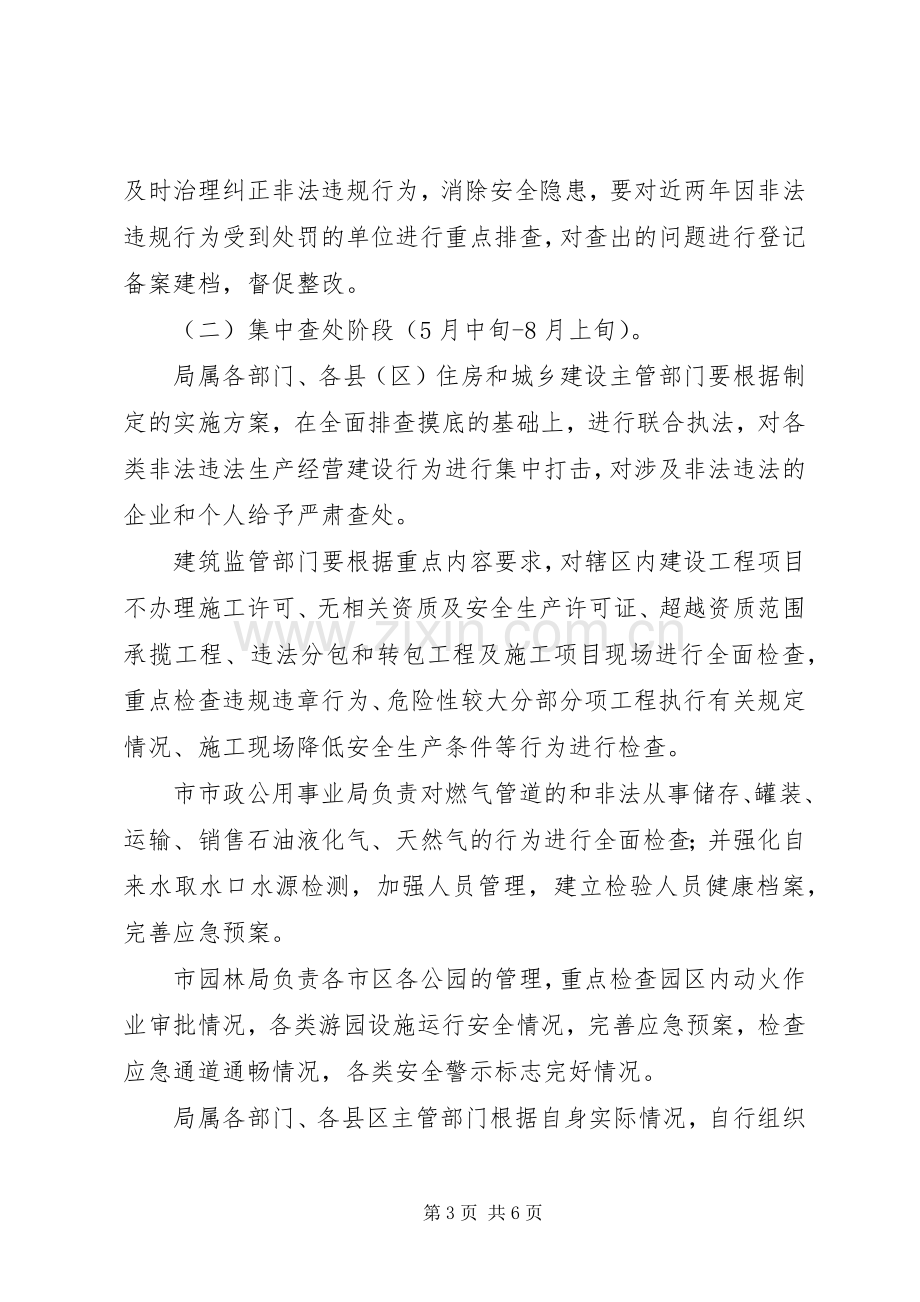 住建局打非治违专项行动实施方案.docx_第3页