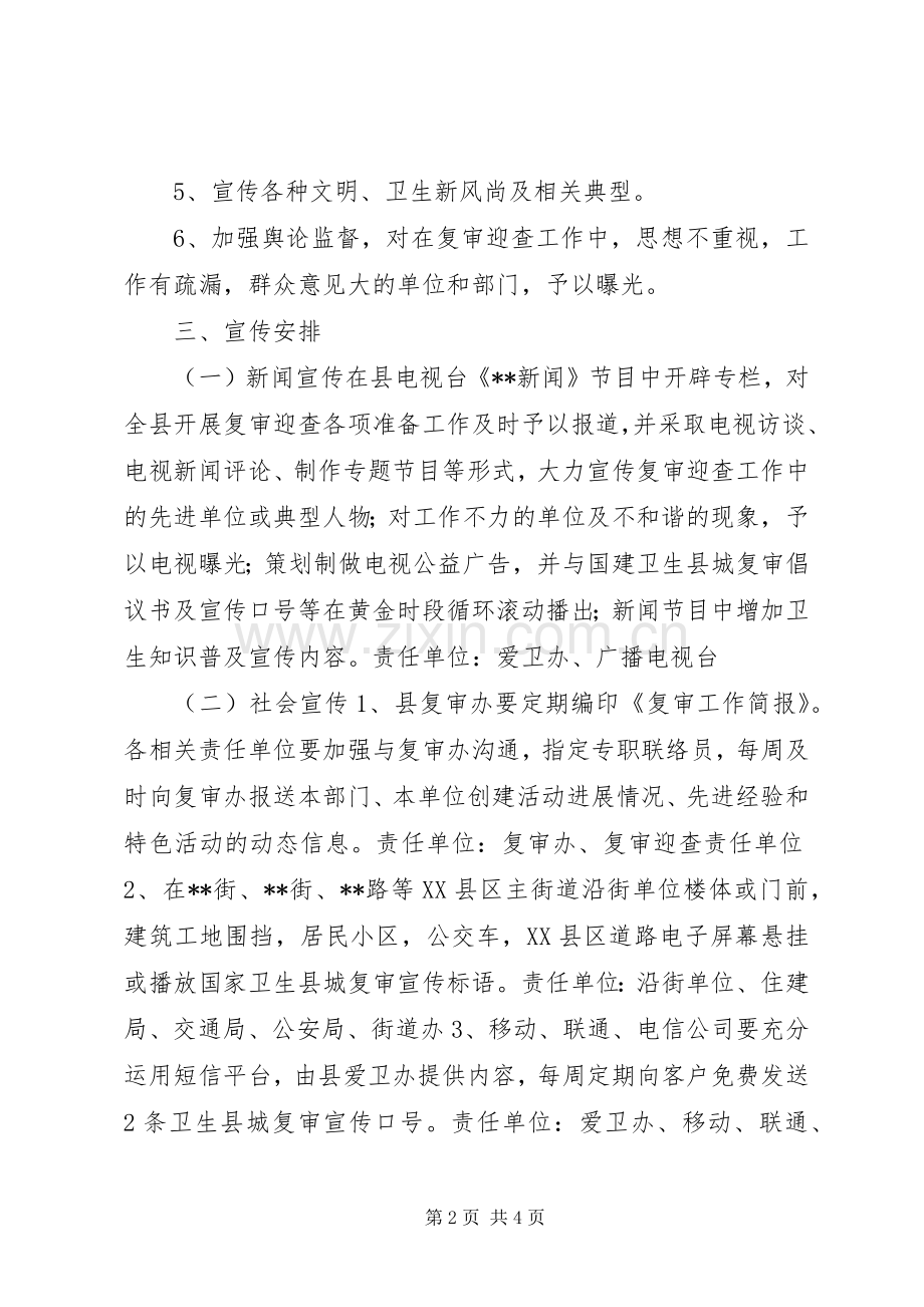 关于迎接国家卫生县城复审宣传工作实施方案.docx_第2页