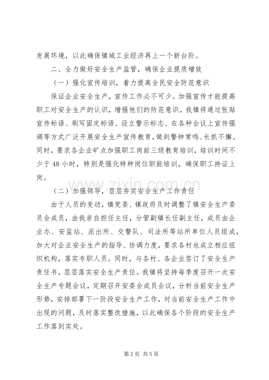 在全县安全生产工作会议上的发言材料提纲.docx_第2页