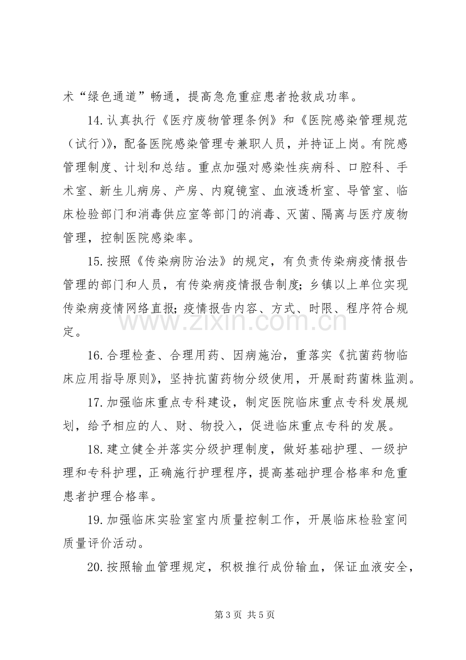 县医院管理年活动督导检查实施方案 .docx_第3页