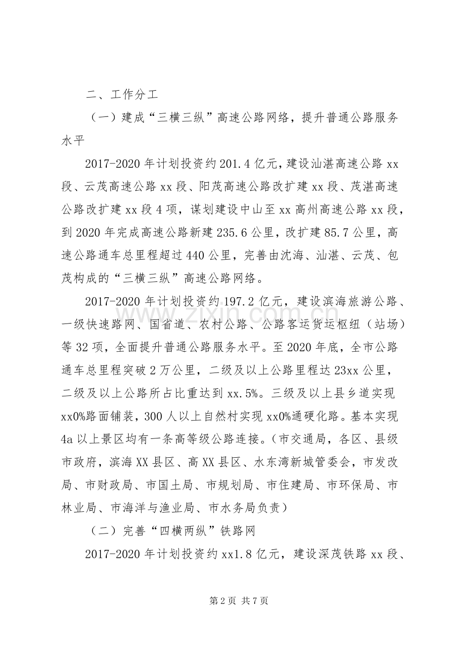 推进基础设施供给侧结构性改革工作实施方案.docx_第2页