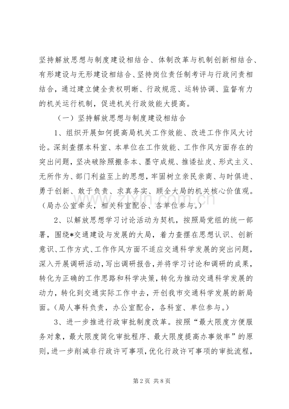 交通行政效能问责工作实施方案.docx_第2页