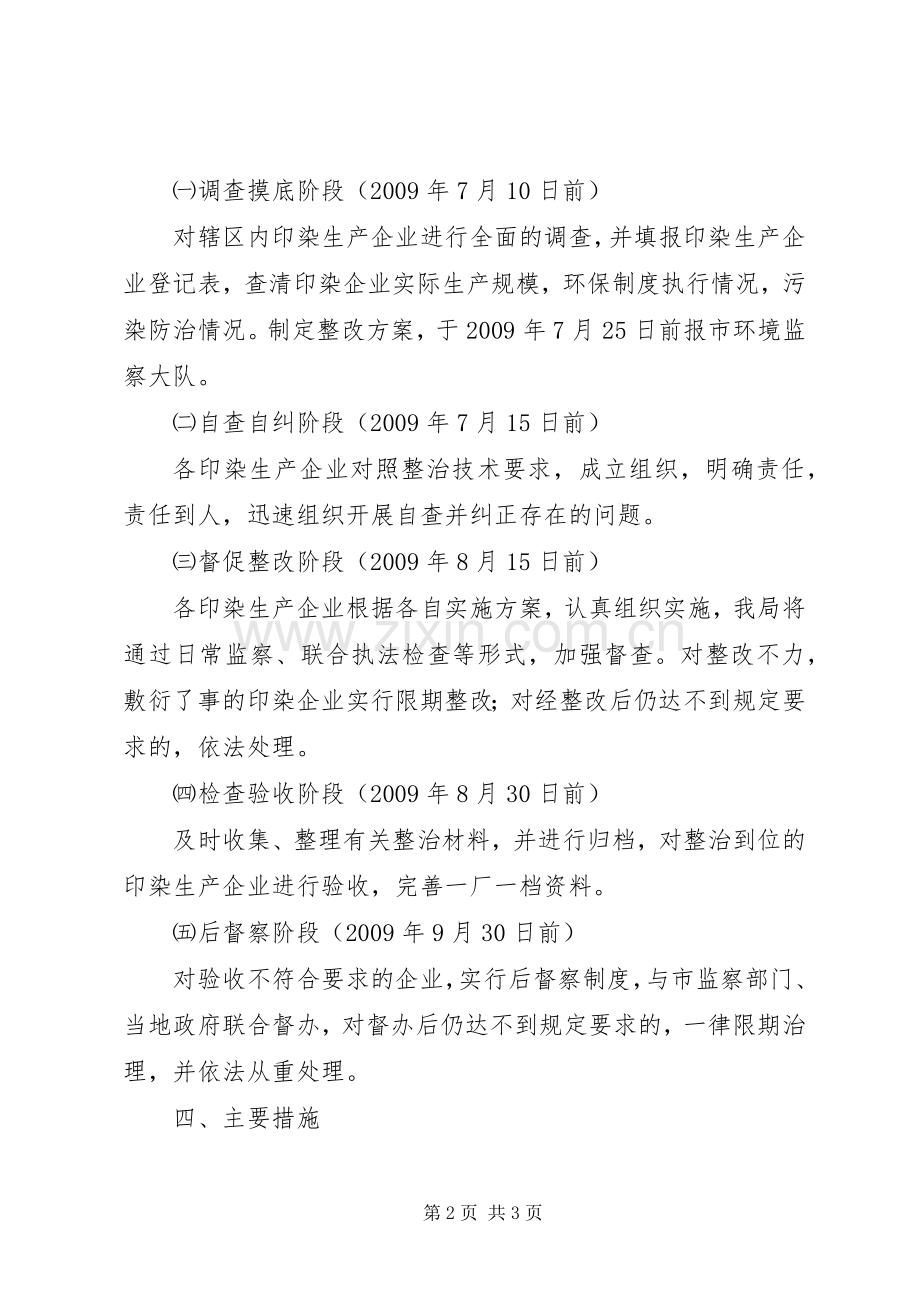 市印染行业污染整治工作实施方案.docx_第2页