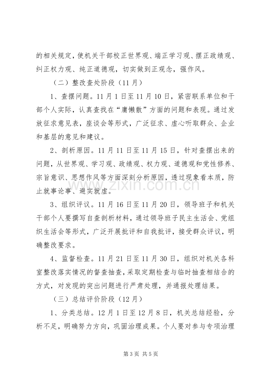 庸懒散整治工作实施方案.docx_第3页