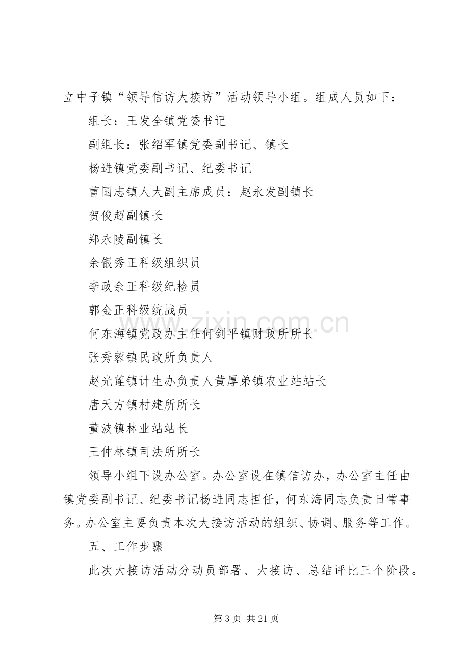 中子镇领导信访大接访活动方案.docx_第3页