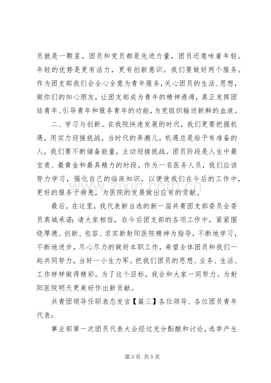 共青团领导任职表态发言.docx_第3页