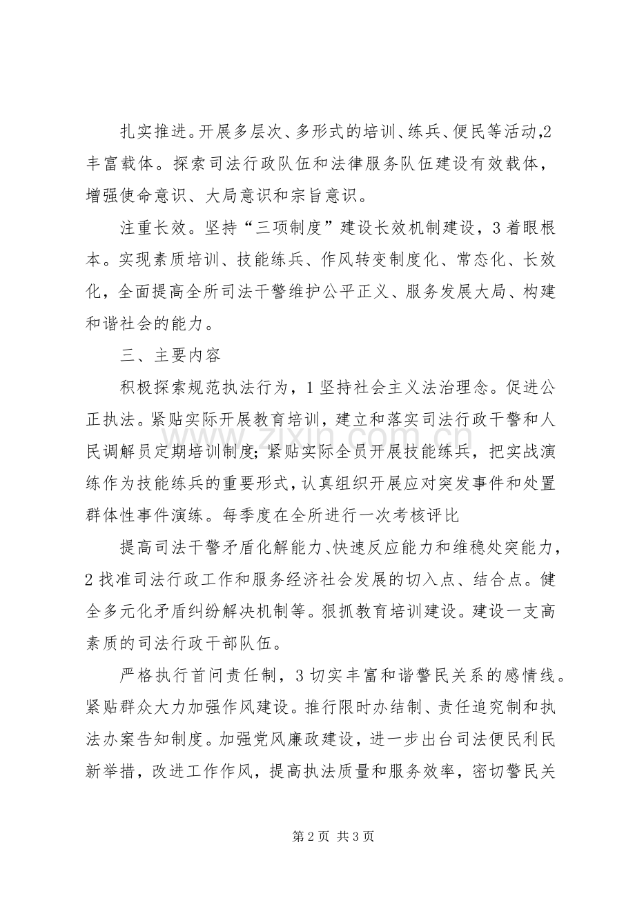 司法局发展三项制度整治实施方案.docx_第2页