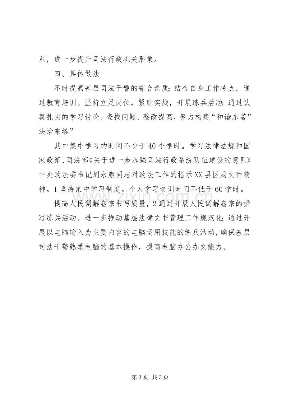 司法局发展三项制度整治实施方案.docx_第3页