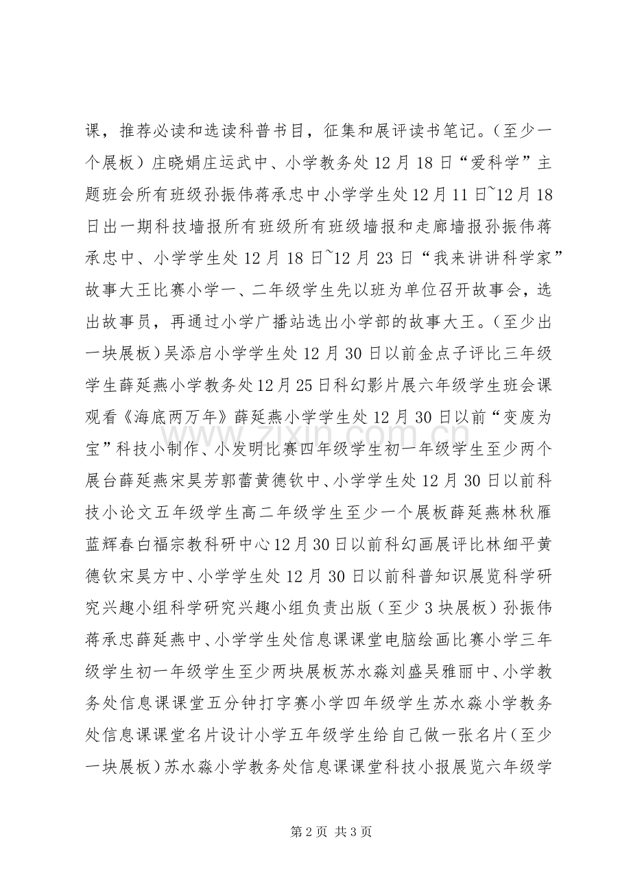 学校科技月活动实施方案.docx_第2页