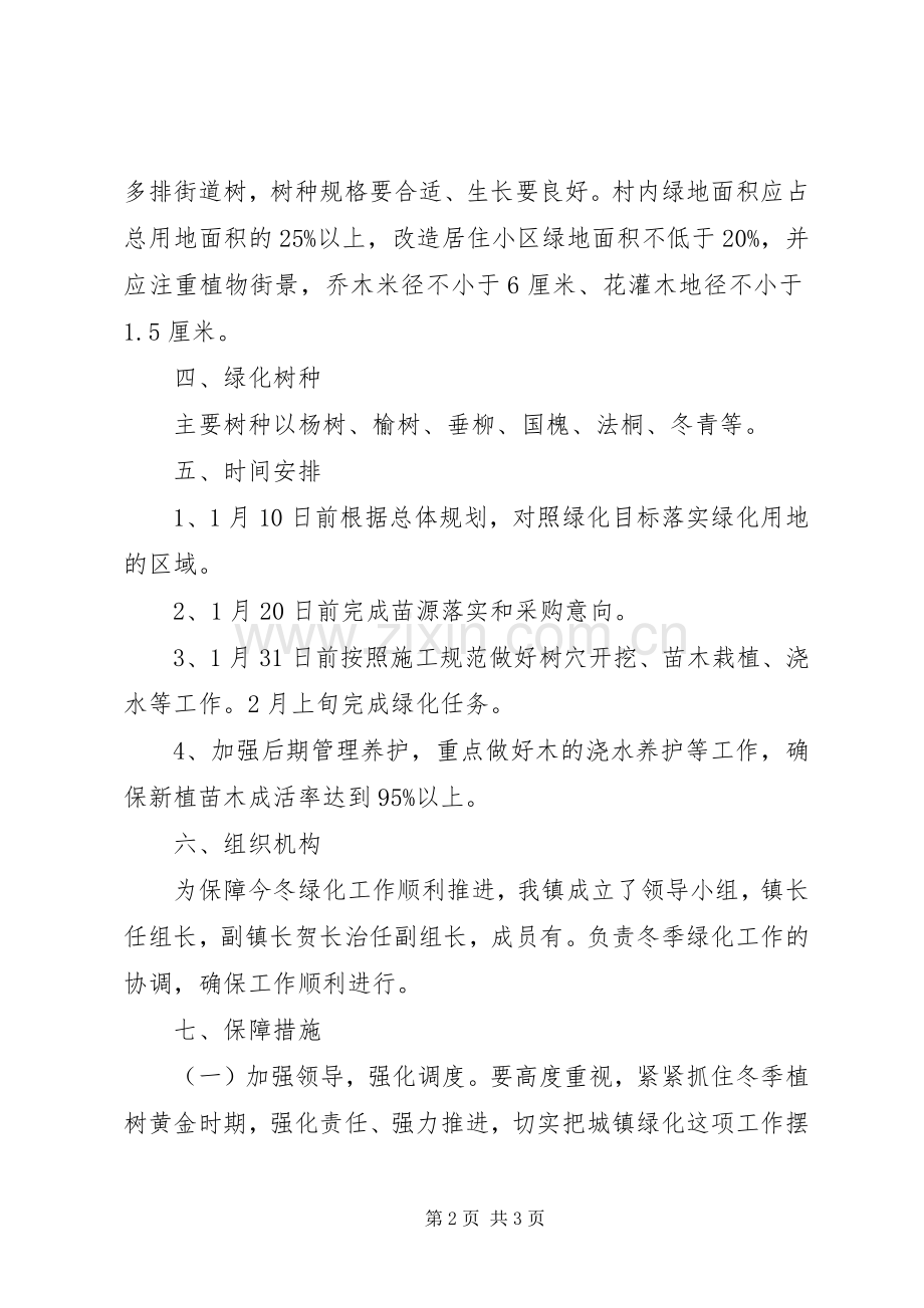 乡镇今冬绿化工作实施方案.docx_第2页