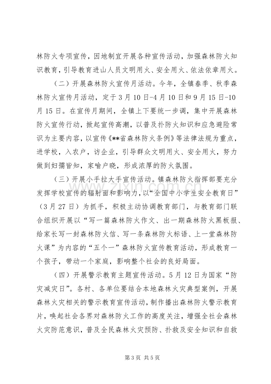 乡镇森林防火宣传教育工作实施方案.docx_第3页