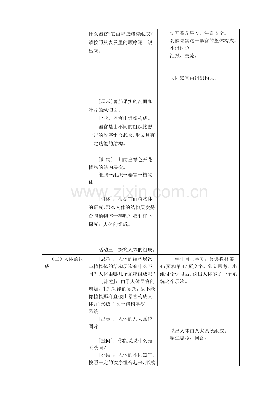 多细胞生物体的组成教学案例.doc_第3页