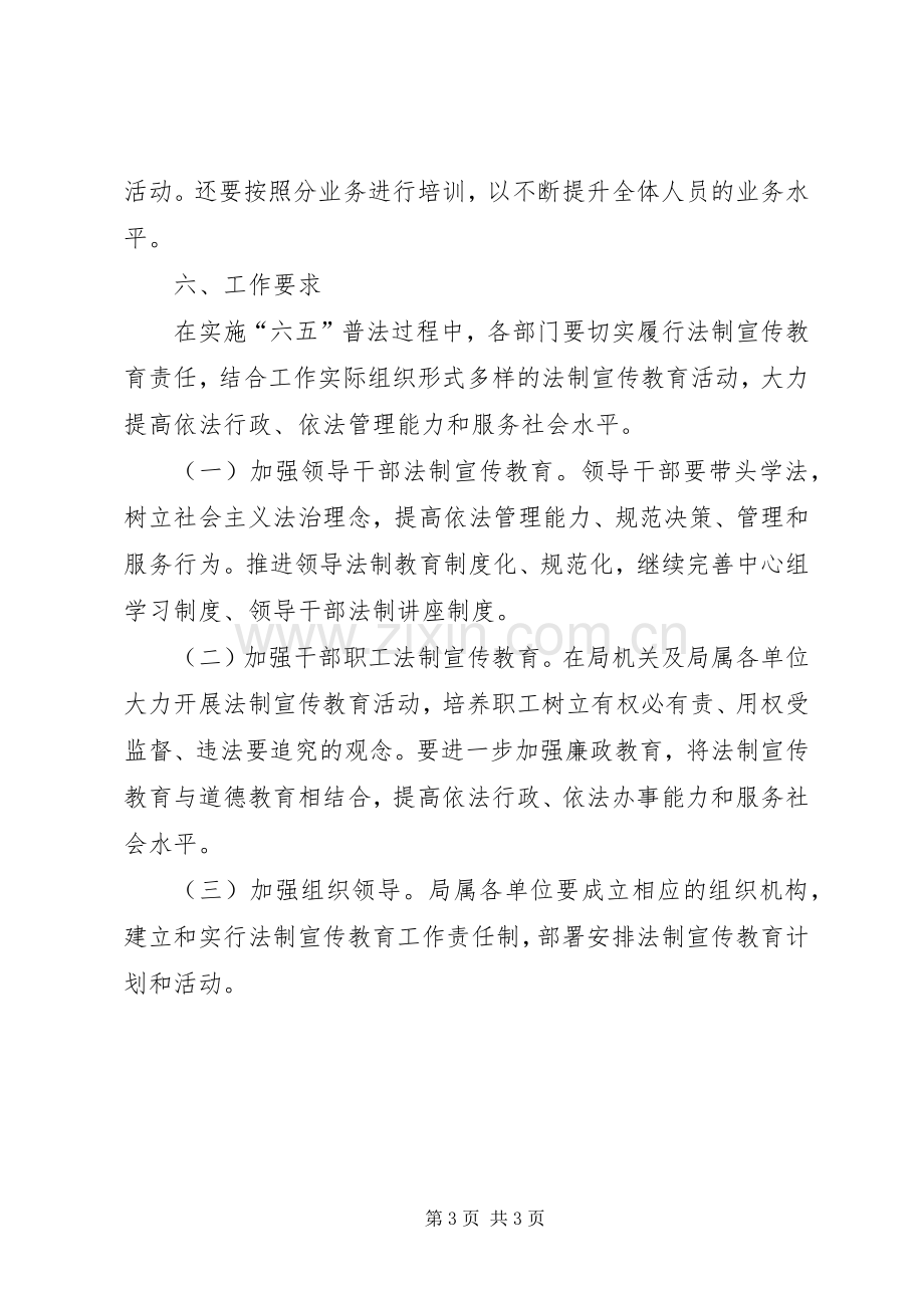 城管局六五普法方案.docx_第3页