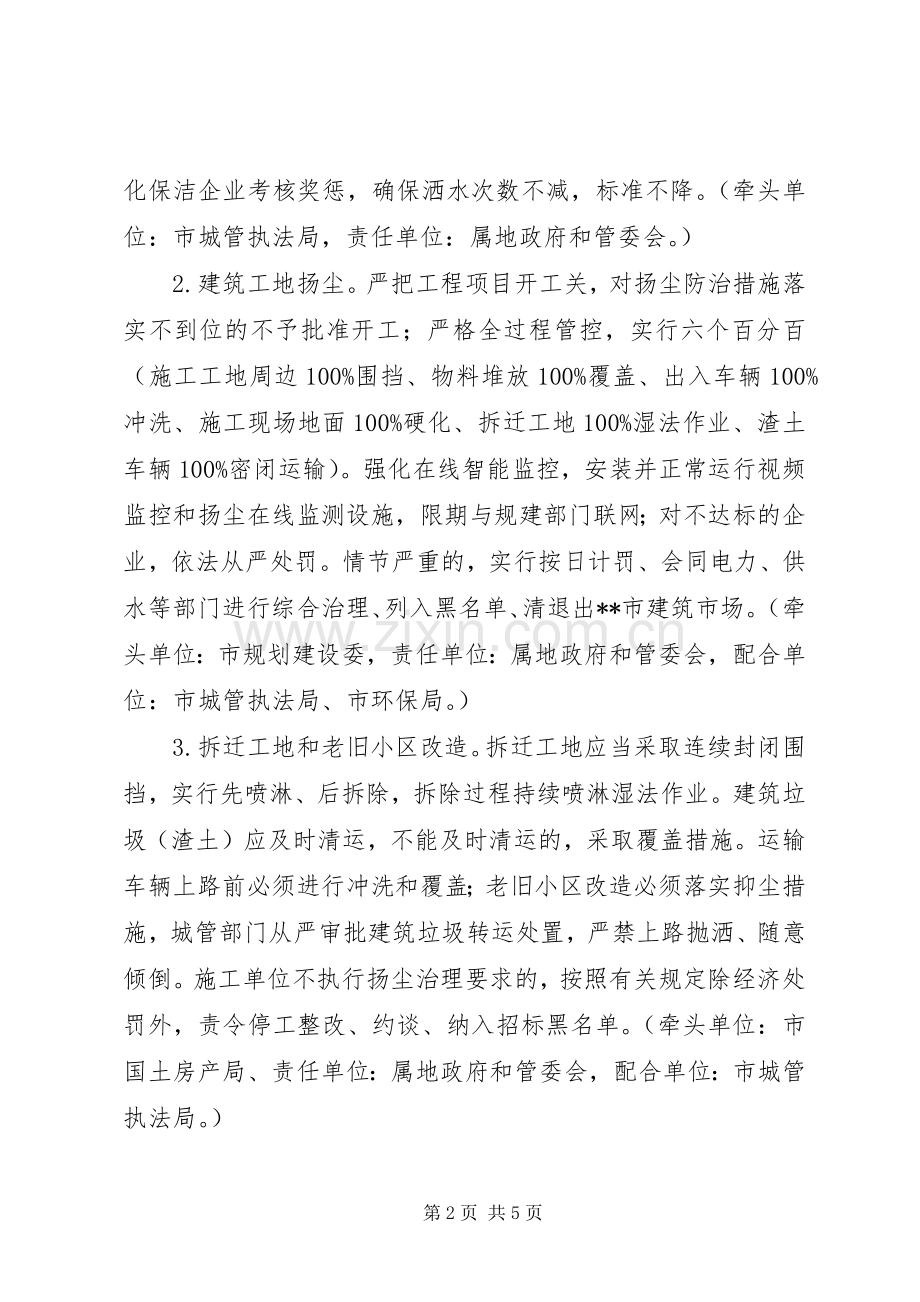 XX年大气污染防治百日攻坚集中整治行动实施方案.docx_第2页